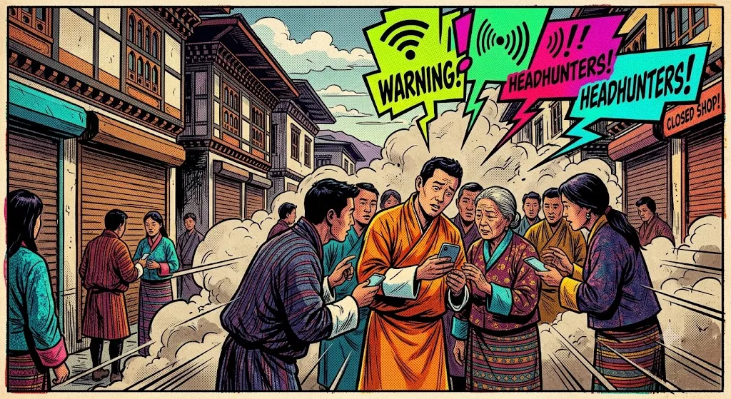 Overview image for How Fear and Rumour Spread in Bhutan