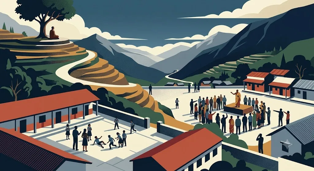 Overview image for When Fear and Belief Spread Across Nepal